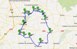 PARCOURS DU DIMANCHE 28 JUILLET