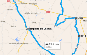 PARCOURS DU DIMANCHE 22 SEPTEMBRE