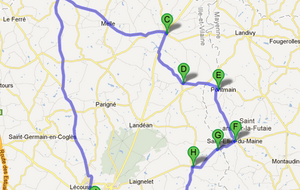 PARCOURS DU DIMANCHE 10 NOVEMBRE