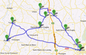 PARCOURS DU DIMANCHE 15 DECEMBRE